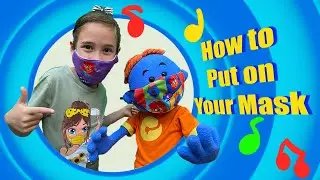 How to put on your Mask 🎵 | Song for Kids | Needlz and Skratch