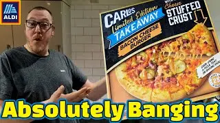 Carlos | Bacon Cheeseburger Pizza | &pound;2.49 from Aldi | Supercool Review 
