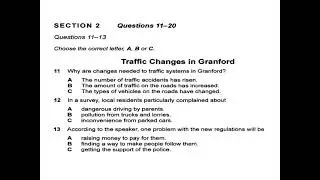 cambridge book 13 test 1, listening |