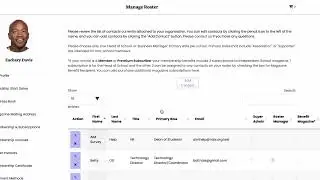 NAIS Website Tutorial: Updating Your Organization's Roster and Account