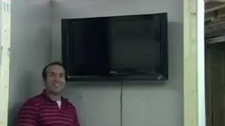 Hang a flat screen TV with the Ghostud&trade; drywall anchor - the only anchor that acts like a stud!