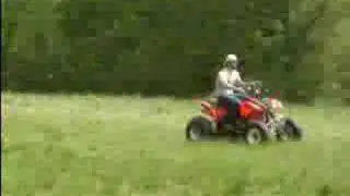 Honda 450r drag race