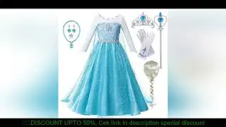 Summer Fancy Queen Elsa Anna Costume Girls Princess Dress Toddler Halloween Cosplay Party Vesidos Fo