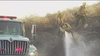 San Diego firefighters battle brutal conditions amid heat wave