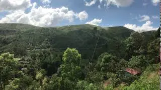 Ella, Sri Lanka, landscape from the open train window part 1