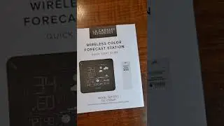 LA CROSSE WIRELESS WEATHER STATION UNBOXING