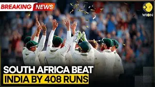 South Africa vs India: South Africa Thrashes India by 408 Runs in Home Series | WION BREAKING
