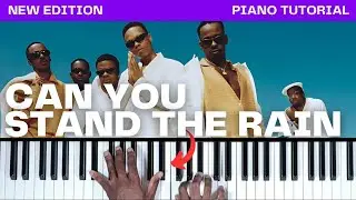 CAN YOU STAND THE RAIN - New Edition | Piano Tutorial (R&B Soul)
