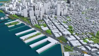 San Francisco 25km city 3d model