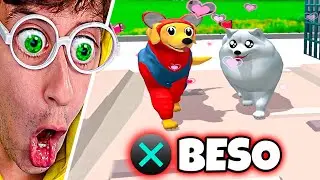 MI PRIMER BESO con 5 AÑOS 💋😳!!! (De 0 a 100 simulador de vida PERRO 🐶) - TEKENDO