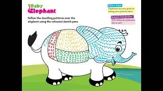 Baby Elephant_My Third book of Art & Craft C_UKG_Star_Kids