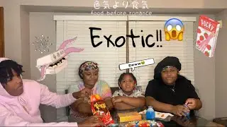 WE TRIED EXOTIC CHINESE SNACKS AND THIS HAPPENED..!!!😱🤢