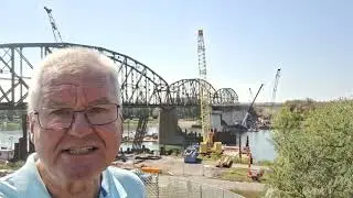 Cranes & Trains & Bridges on the Missouri @ljreinketravelchannel