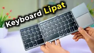 Keyboard Bluetooth Portable bisa di Lipat | Keyboard Lipat Bluetooth untuk HP, Tablet, Android iOS