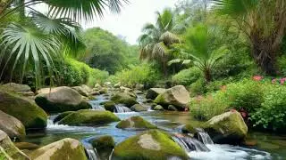 Fall Asleep Fast 😴 River Sounds & Birds for Sleep (No Music)