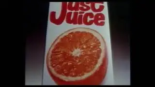 UK 1980's TV Adverts   Just Juice  Advert