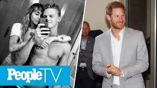 Miley Cyrus Shares Photo With Cody Simpson, Prince Harry & Ed Sheeran Team Up | PeopleTV