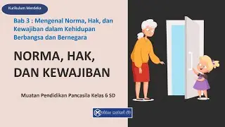 MENGENAL NORMA HAK DAN KEWAJIBAN MASYARAKAT | BAB 3 | KELAS 6 PENDIDIKAN PANCASILA | SEMESTER 1