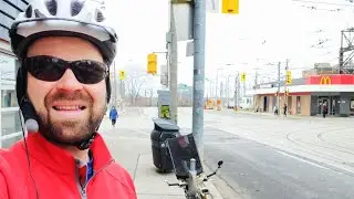 Queen St W (Toronto) - Narrated Bike Ride - Roncesvalles to Trinity Bellwoods Park