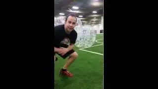 Bubble Soccer- How to get into a suit the unconventional way.