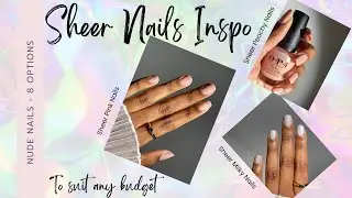 Best Sheer Nail Polishes | Essie, OPI, Sally Hansen and Barry M | 8 pink, peachy and milky options