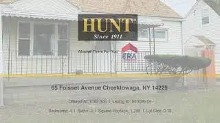 65 Foisset Avenue Cheektowaga, NY 14225