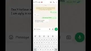Chatting with Crush #lovestory #whatsapp