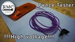 Restoration of a faulty electric fence tester High voltage