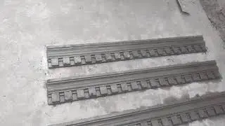 Easy Making Concrete Molding Border Design