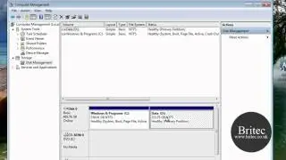 How to Resize a Partition in Windows 7 or Vista by Britec