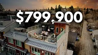 Tour this $799,900 Property with a  PRIVATE ROOF TOP PATIO IN CALGARY