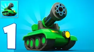 Tank Sniper - Gameplay Walkthrough Part 1 - Shooting, Update, Merge and Battle (Android,iOS)