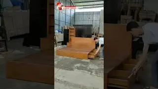 TERBARU‼️Tempat Tidur Minimalis Jati Jepara Full Laci 🤗 #mebel #mebeljepara #furniture #jati #kayu