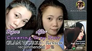 GLAMWORKS Permanent Hair Dye Color || Grey Hair Long Lasting Color || Blags ni Budang #41 💞