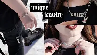 unique & edgy jewelry haul! BLACKHEAD JEWELRY #blackheadjewelry