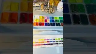 (🌈let&rsquo;s unboxing HIMI Gouache set🌈) #creative #artist #artwork #youtubeshorts #trendingshorts #DIY