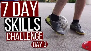 7 Day Soccer Skills Challenge At Home // Day 3 - Soccer Fitness Drills With The Ball