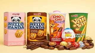 So Many Chocolates! 😍 Kinder Joy, Hello Panda & Chocolate Sticks ASMR