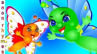 Animation English Nursery Rhymes & Songs For Children | Butterfly Finger Family | Baby Rhymes