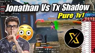 Jonathan Vs Tx Shadow Pure 1v1 🔥 GodLike 12 kill Domination 😨 💛