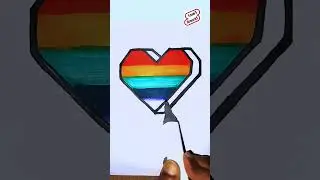 LOVE DRAWING #love #heart #drawing #reels #shorts #shortfeed #ytshorts #art