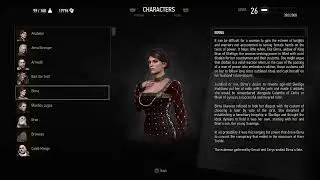 CHARACTERS: Birna (Witcher 3 In-Game Lore Read Aloud)