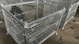 Stillage storages wire mesh basket