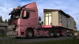 Mercedes Benz MP5 vs House Euro Truck Simulator 2
