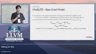 2022 LLVM Dev Mtg: Inlining for Size