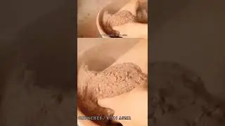 Dust Storm 🔥💨#asmr #satisfying #sandcement #reddirt #dustyasmr #dustplay #dust #gritty #redsand