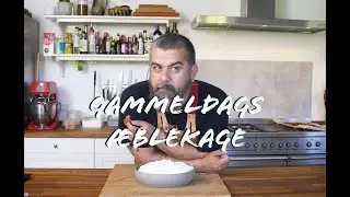 Gammeldags æblekage - hjemmelavede makroner.