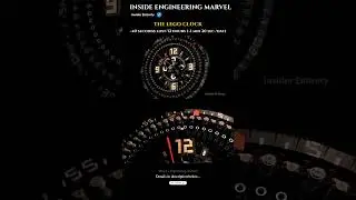 Japan Built a Real Clock Using LEGO 🧱⏱️ #tech #engineering #techinnovation