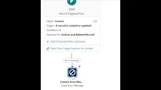 Custom Error Element in Record Triggered Flows In Salesforce with an example
