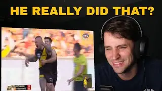 American Reacts to DUSTIN MARTIN (first time reaction to the AFL goat??)